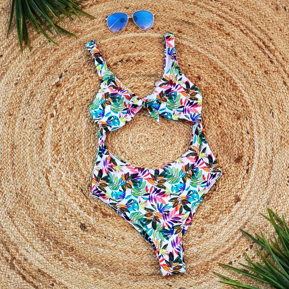 LEAVES COLOR SWIMWEAR